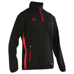 Vienna 1/4 Zip Rain Top Black/Red